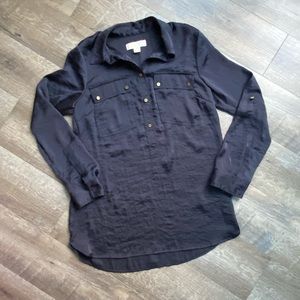 Michael Kohr navy Blue dress shirt